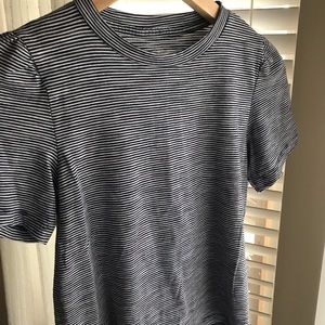 Striped cropped t-shirt